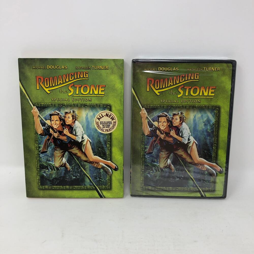 Romancing the Stone (DVD, 2006, Special Edition Widescreen) Slipcover New Sealed
